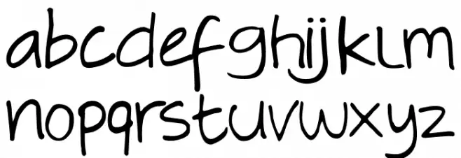 Flavors Heart फ़ॉन्ट लोअरकेस