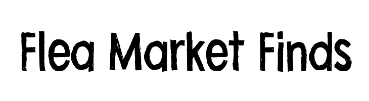 Flea Market Finds Font