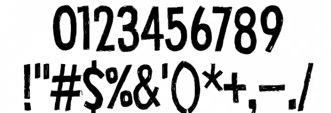 Flea Market Finds Font OTHER CHARS