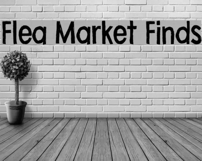 Flea Market Finds Font examples