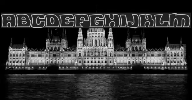 Flea Market Outline Font examples