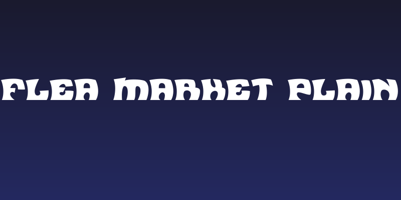 Flea Market Plain Social Header