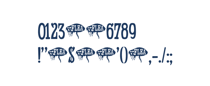 Fleabitten DEMO Regular Other Characters