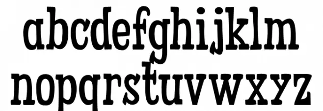 Fleabitten DEMO Regular फ़ॉन्ट लोअरकेस