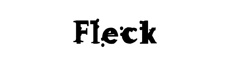 Fleck  les polices de caractères gratuit tlcharger
