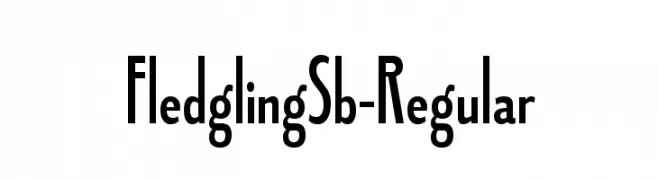 FledglingSb-Regular  baixar fontes gratis