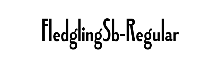 FledglingSb-Regular  नि: शुल्क फ़ॉन्ट्स डाउनलोड