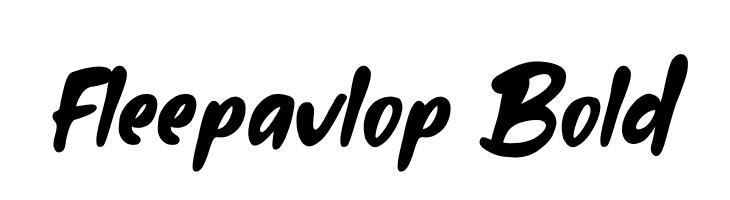 Fleepavlop Bold  Free Fonts Download