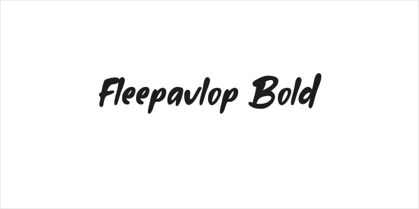 Fleepavlop Bold Logo