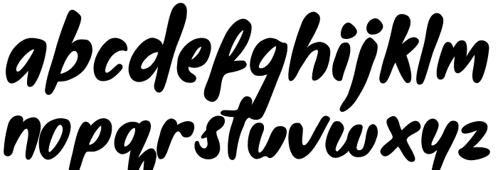 Fleepavlop Bold Font LOWERCASE