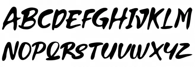 Fleepavlop Thin Font UPPERCASE
