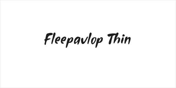Fleepavlop Thin Logo