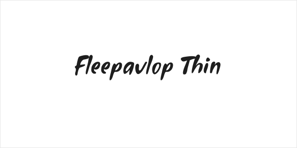Fleepavlop Thin Logo