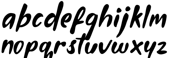 Fleepavlop Thin Font LOWERCASE