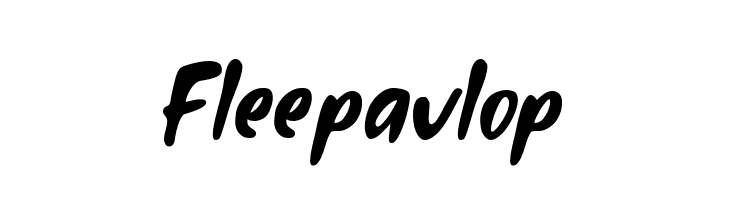 Fleepavlop  नि: शुल्क फ़ॉन्ट्स डाउनलोड