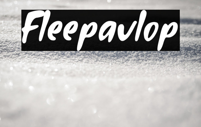 Fleepavlop Example 1