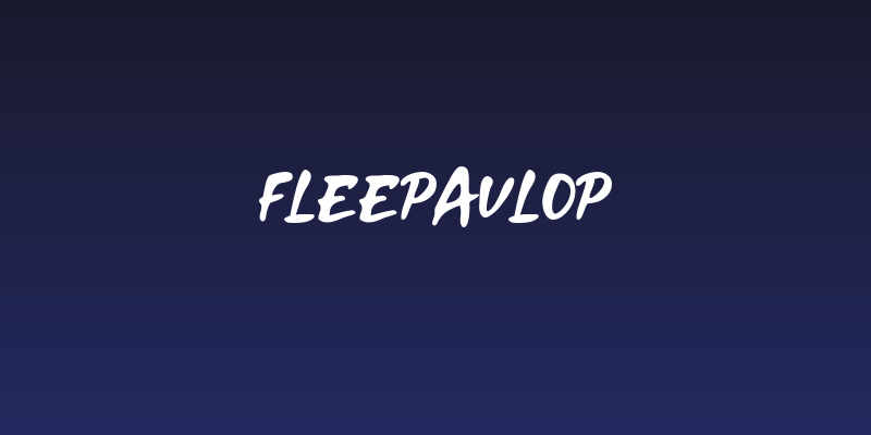 Fleepavlop Social Header