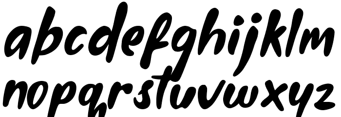 Fleepavlop Font LOWERCASE