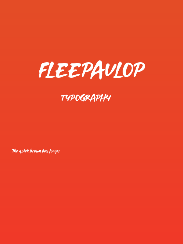 Fleepavlop Poster