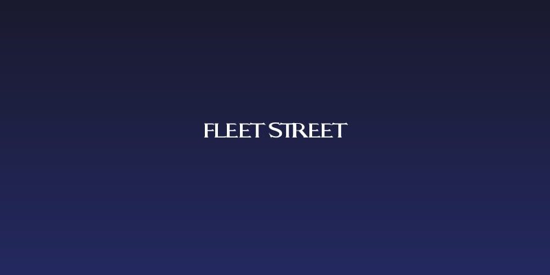 Fleet Street Social Header