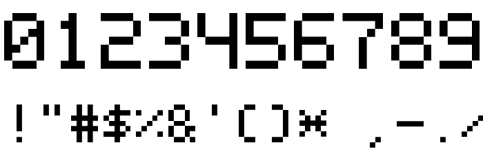 Fleftex Mono Font OTHER CHARS