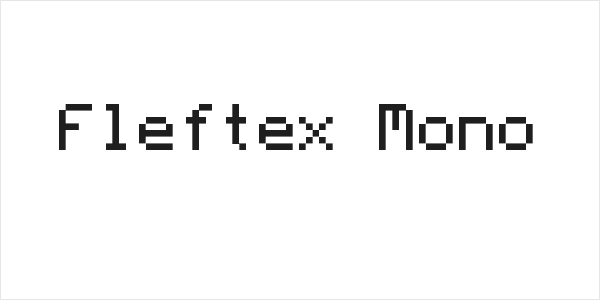 Fleftex Mono Logo