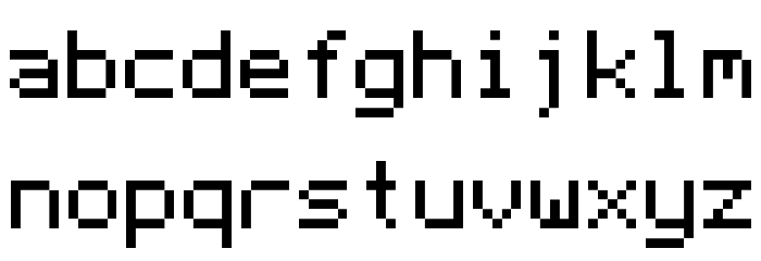 Fleftex Mono Font LOWERCASE