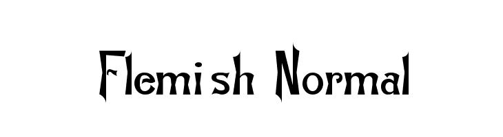 Flemish-Normal Schriftart