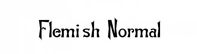Flemish-Normal  免费字体下载
