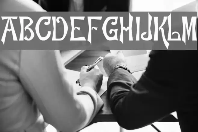 Flemish-Normal Schriftart examples