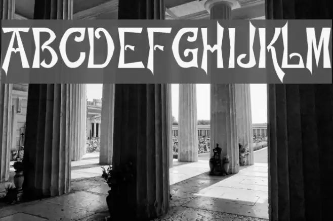 Flemish-Normal Schriftart examples