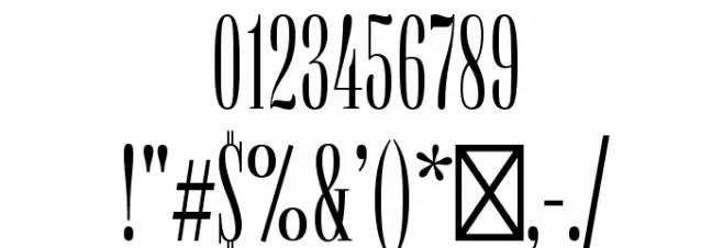 Flenja Font OTHER CHARS