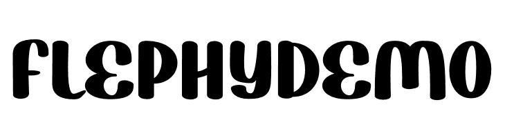 Flephy Demo  Frei Schriftart Herunterladen