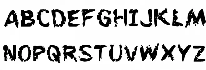 Flesh-Eating Comic Bold Polices MAJUSCULES