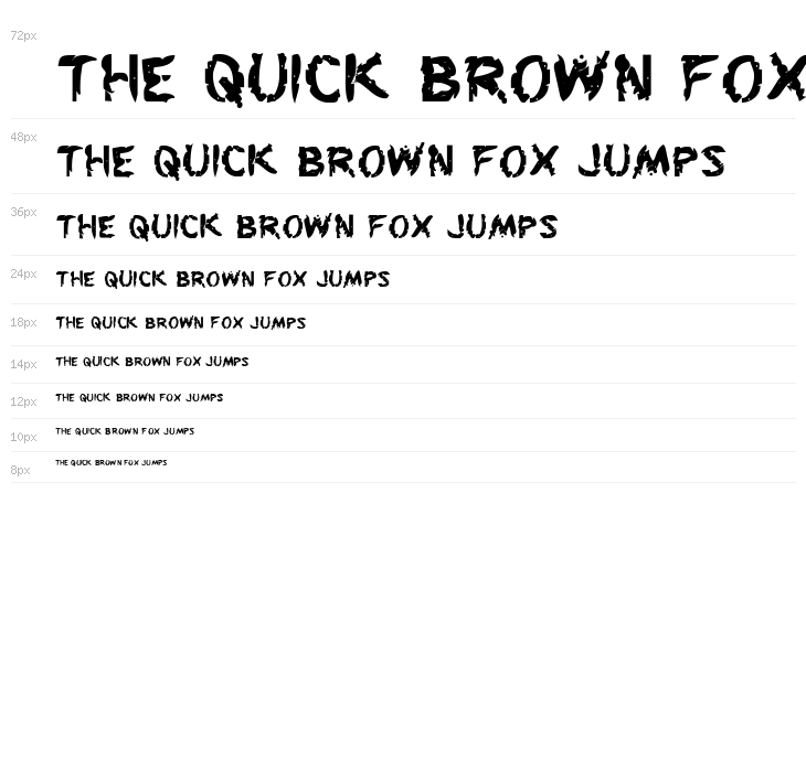 Flesh-Eating Comic Bold Waterfall