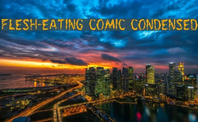 Flesh-Eating Comic Condensed Example 2