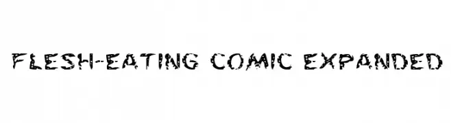 Flesh-Eating Comic Expanded  नि: शुल्क फ़ॉन्ट्स डाउनलोड