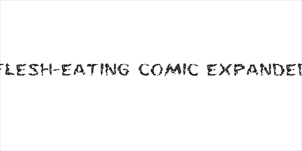 Flesh-Eating Comic Expanded Logo