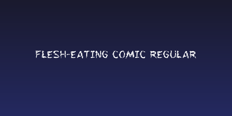 Flesh-Eating Comic Regular Social Header