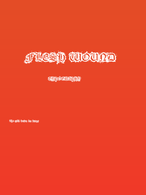 Flesh Wound Poster