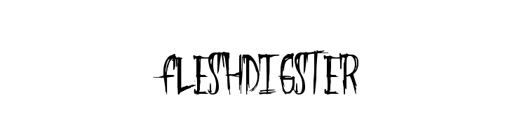 FleshDigster  नि: शुल्क फ़ॉन्ट्स डाउनलोड