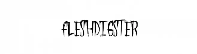 FleshDigster  免费字体下载