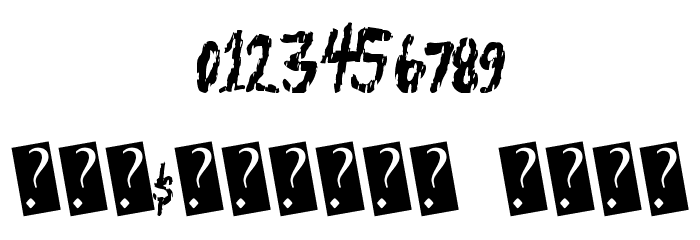 FleshShop Font OTHER CHARS