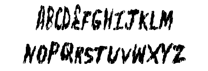 FleshShop Font LOWERCASE