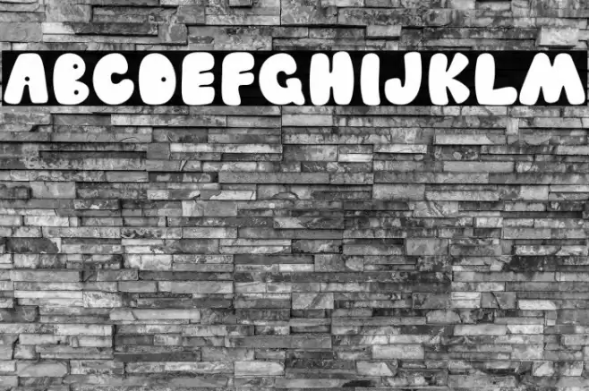 Fleshy Chubby Font examples