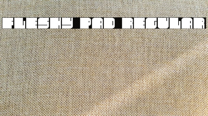 Fleshy Pad Regular Example 2