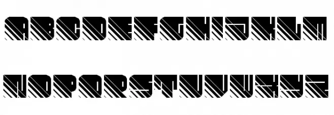 Fleshy Spare Regular Schriftart Groß