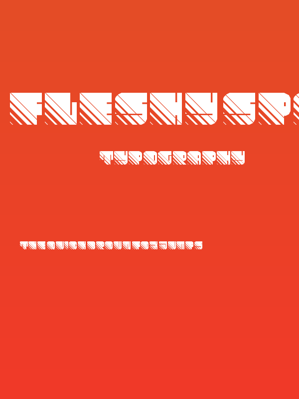 Fleshy Spare Regular Poster