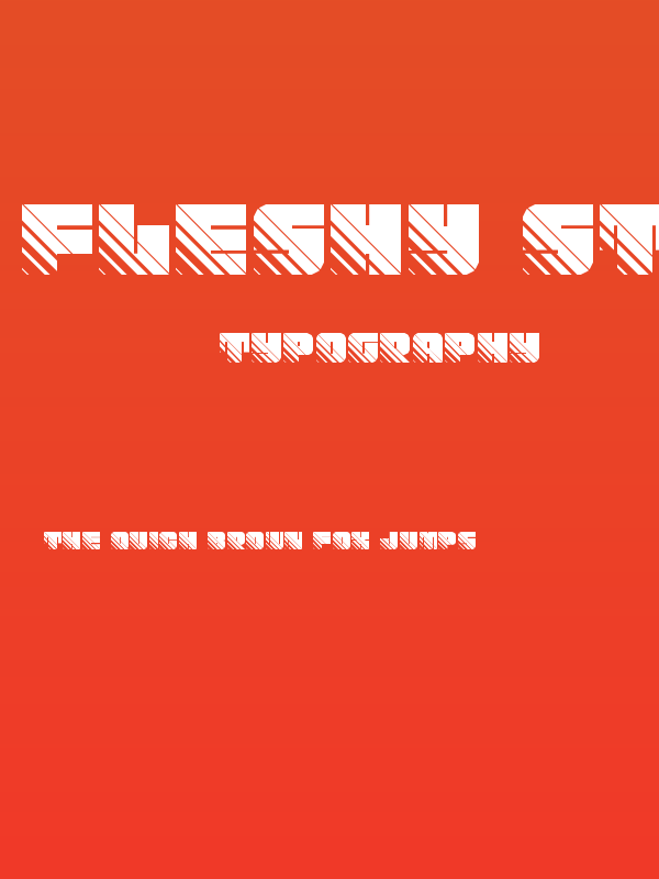 Fleshy Stripes Regular Poster