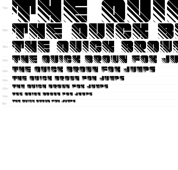 Fleshy Stripes Regular Waterfall